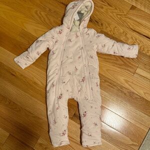 GAP Baby Sherpa Hoodie One-Piece 12-18m